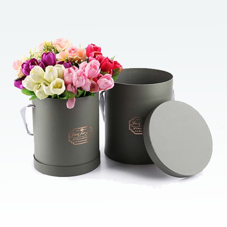 Round Flower Gift Box